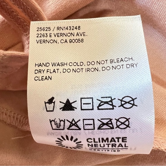 Reformation Womens Rou Fit & Flare Ballerina Midi Dress XS NWT Blush Minimalist - Picture 8 of 8